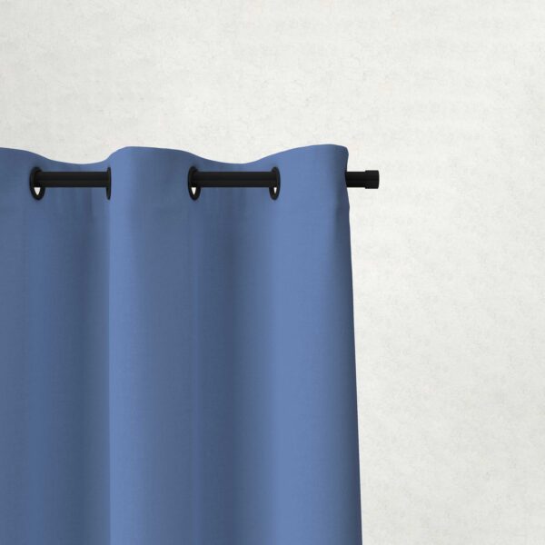 پرده آماده پانچی کتان کد 5044 - Image 2