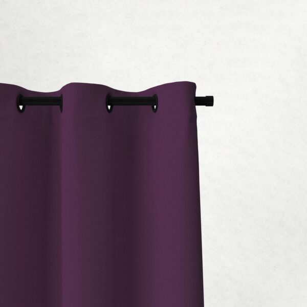 پرده آماده پانچی کتان کد 3526 - Image 2