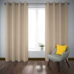 پرده آماده پانچی کتان کد 3059