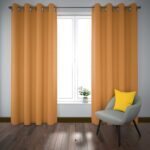 پرده آماده پانچی کتان کد 3038