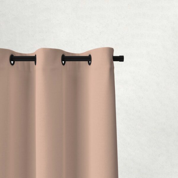 پرده آماده پانچی کتان کد 2518 - Image 2