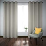 پرده آماده پانچی کتان کد 4088