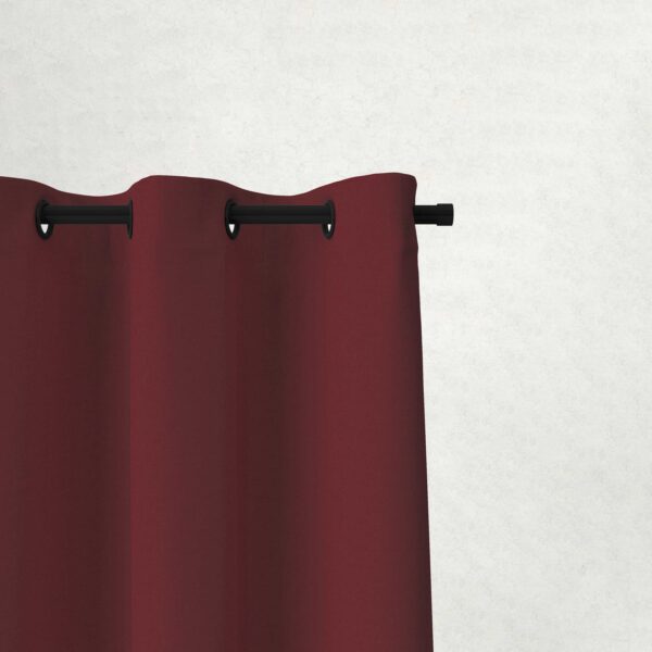 پرده آماده پانچی کتان کد 3517 - Image 2