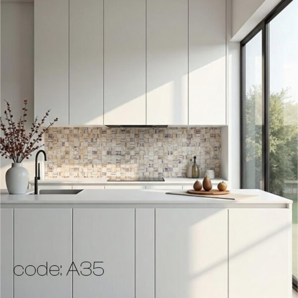 تایل بین کابینتی آلومینیوم کد A35 - Image 2