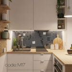 تایل بین کابینتی ترکیبی کامپوزیت و شیشه کد M17 - Image 2