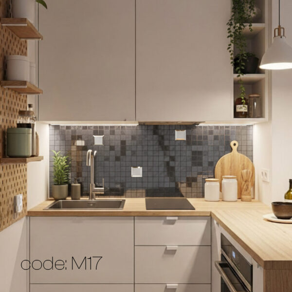 تایل بین کابینتی ترکیبی کامپوزیت و شیشه کد M17 - Image 2