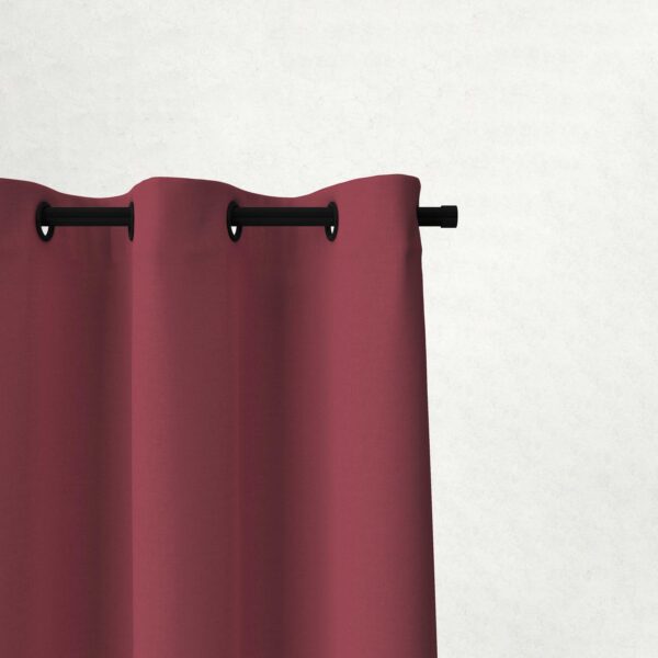 پرده آماده پانچی کتان کد 3523 - Image 2