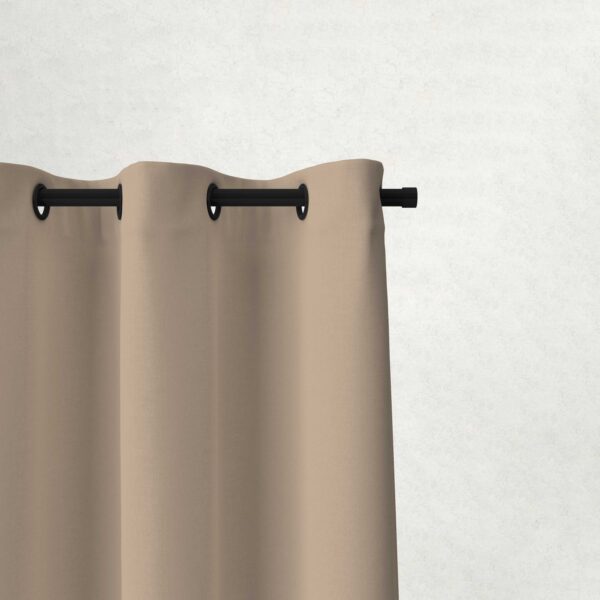 پرده آماده پانچی کتان کد 3059 - Image 2