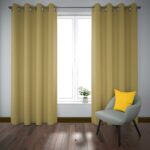 پرده آماده پانچی کتان کد 3049