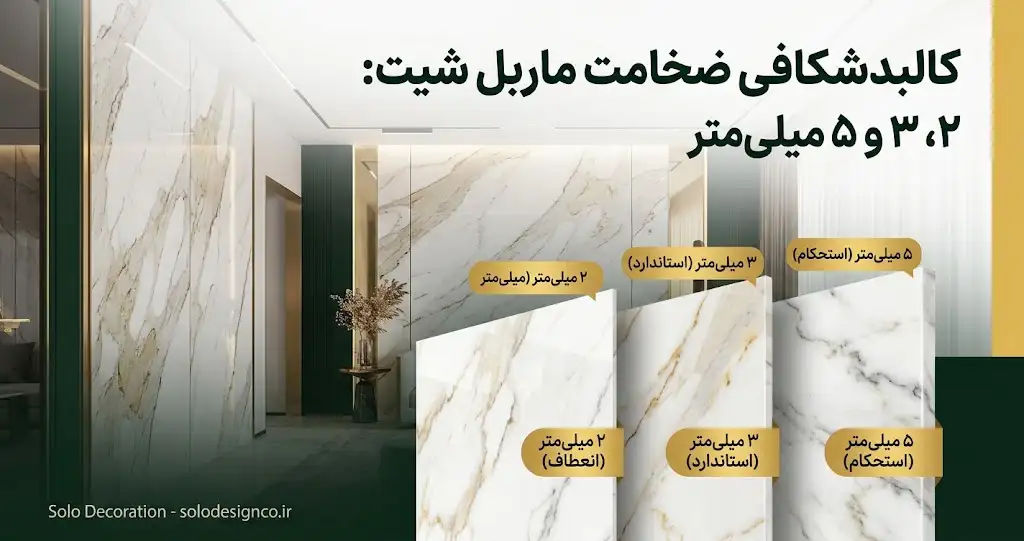 ضخامت ماربل شیت